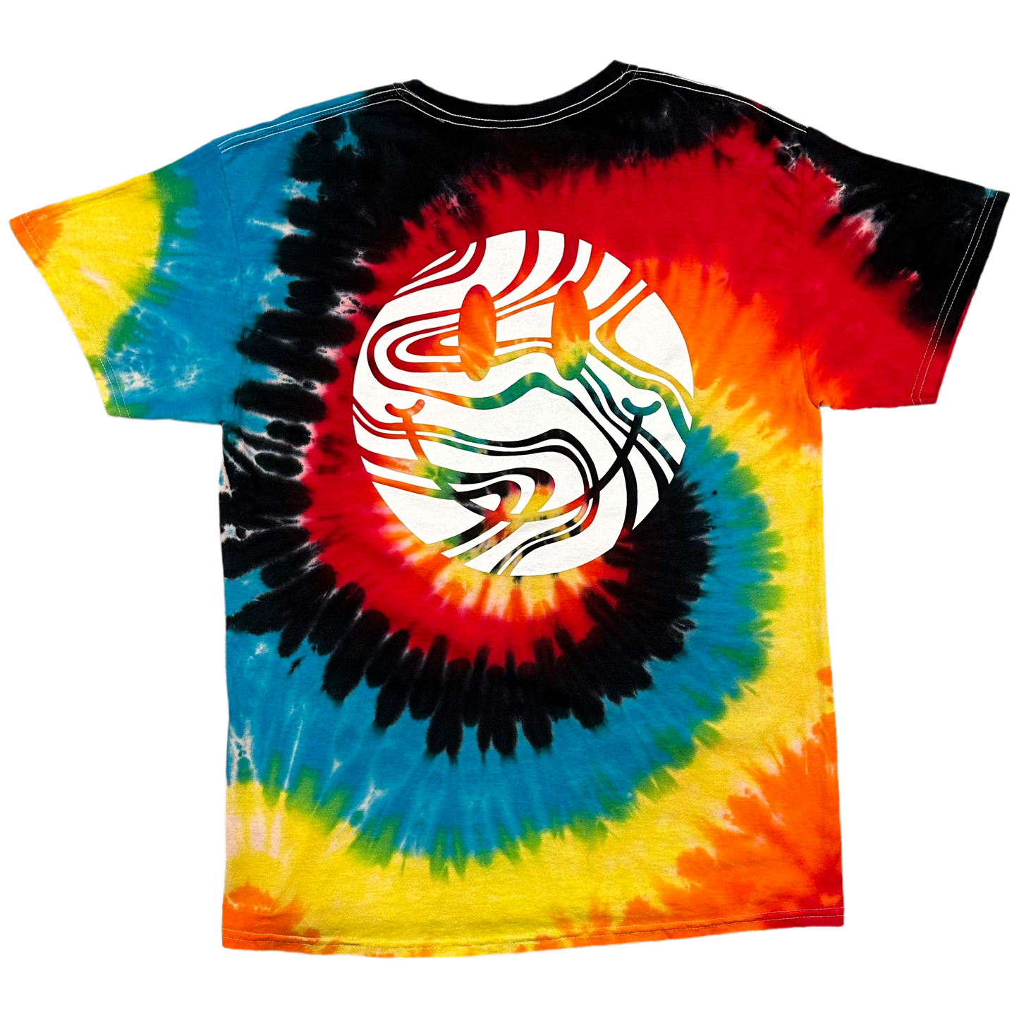 Tie Dye Smile Logo T-Shirt