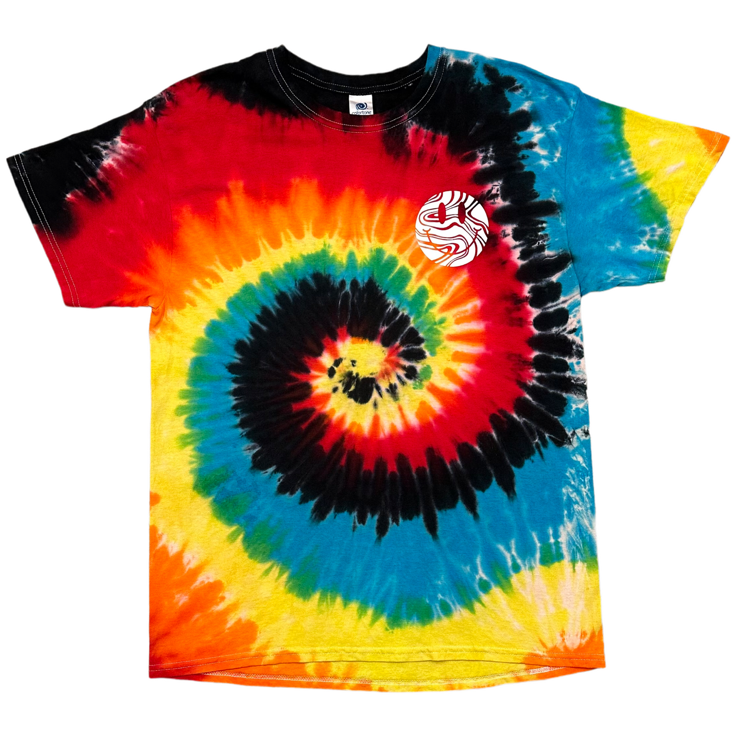 Tie Dye Smile Logo T-Shirt